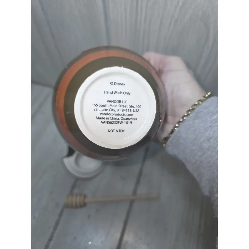Disney Winnie The Pooh Hunny Pot Honey Jar Trinket Treat Jar Cute Kitschy NIB